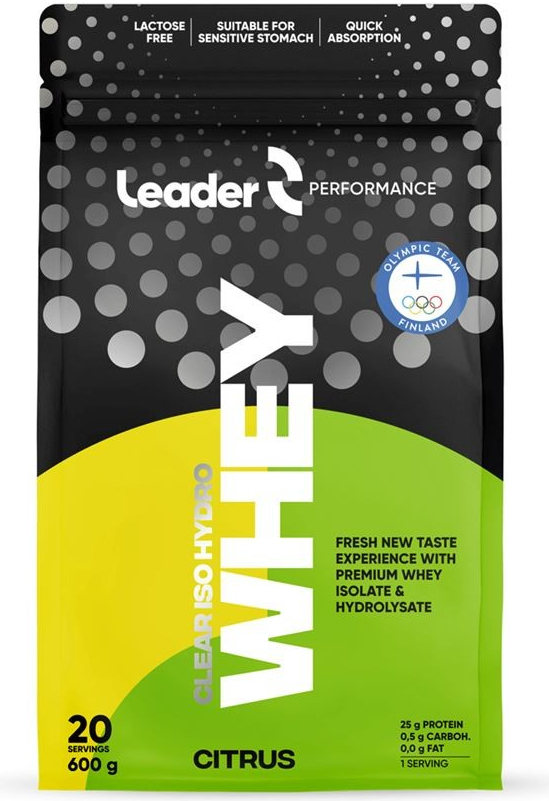 Leader Clear Iso Hydro Whey Protein 600 g