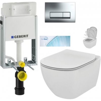 Geberit KOMBIFIX Basic tlačítko DELTA 51 CR WC TESI + SEDÁTKO 110.100.00.1 51CR TE1