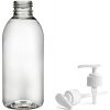 Lékovky Tera Plastová lahvička čirá s bílou pumpičkou 300 ml