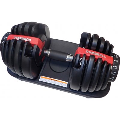 Kubisport CBX24K 15v1 Nastavitelná jednoruční činka 2,5-24 Kg – Zbozi.Blesk.cz