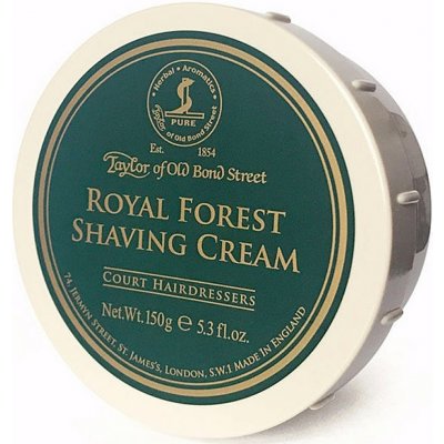 Taylor of Old Bond Street Royal Forest krém na holení 150 g – Sleviste.cz