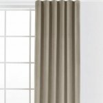 Sametový závěs FILUMI tmavě béžový 140 x 250 cm sada 2 ks – Hledejceny.cz