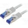 síťový kabel Logilink C6A072S Patch, S/FTP, 6a, lanko, Cu, LSZH, 5m, šedý