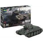 Revell Plastic ModelKit World of Tanks 03510 T-34 1:72 – Zboží Mobilmania