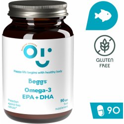 Beggs Omega-3, EPA+DHA 90 kapslí