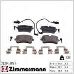 Sada brzdových destiček, kotoučová brzda ZIMMERMANN 25214.175.4