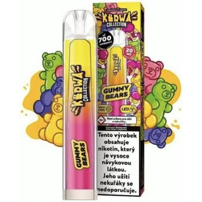 Kurwa Collection Gummy Bears 20 mg 700 potáhnutí – Sleviste.cz