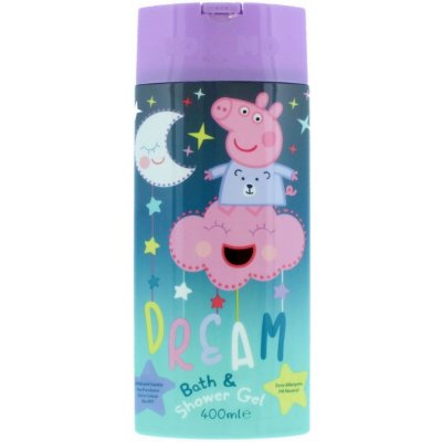 Kokomo Peppa Pig Prasátko Pepa sprchový gel a pěna do koupele pro děti 400 ml – Zboží Mobilmania