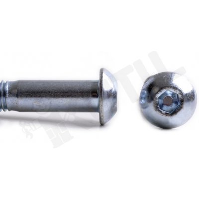 Šroub button imbus 10.9 ZB, ISO 7380, půlkulatá hlava - M8x50 – Hledejceny.cz