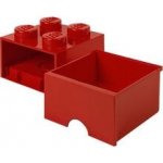 LEGO® úložný box s šuplíkem 25 x 25 x 18 cm červená – Zboží Dáma