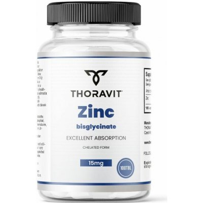 Thoravit Zinek bisglycinát zinečnatý 100 tablet – Hledejceny.cz