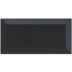 Seramiksan Turgutlu Metro černý 10 x 20 cm černá 0,8m² – Hledejceny.cz