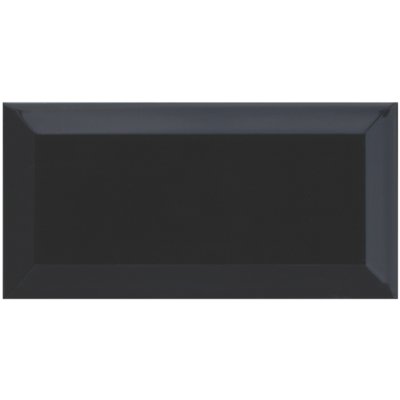 Seramiksan Turgutlu Metro černý 10 x 20 cm černá 0,8m² – Hledejceny.cz
