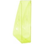 Stojan na časopisy Office Products A4/70 mm, transparentní žlutý – Zboží Mobilmania