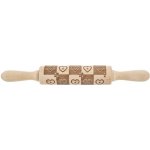 Váleček dřevo Dekor d. 16/33 cm SRDCE – Hledejceny.cz