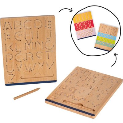 Školní pomůcka - Dřevěné psací desky Educate (Small foot) – Sleviste.cz