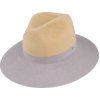 Klobouk Fedora Duo Pastel béžová šedá Q7053 53708/20CA