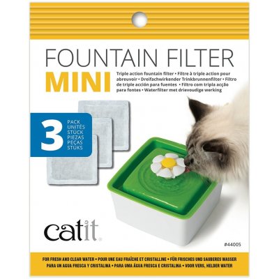 Filtrační náplň do fontány pro kočky mini Catit Senses 2.0 Flower 3 ks – Sleviste.cz