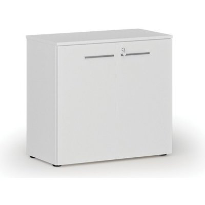 Primo Kancelářská skříň s dveřmi WHITE, 740 x 800 x 420 mm, bílá – Hledejceny.cz