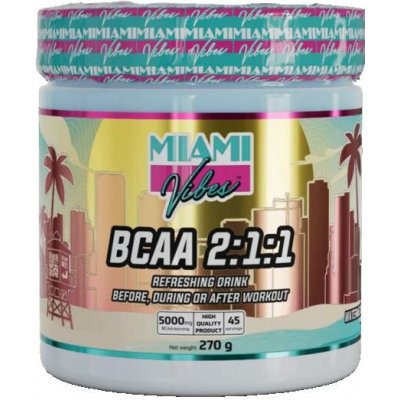 Miami Vibes BCAA 2:1:1 Powder 270 g – Zboží Mobilmania