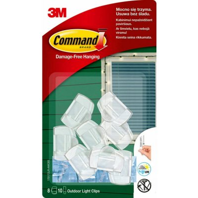 Samolepicí plastové háčky na kabely “Command”, 8 ks, 3M SCOTCH 7100308816 – Hledejceny.cz