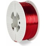 Verbratim 3D PETG průměr 1,75mm 1kg červená průhledná – Zboží Živě