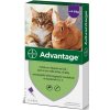 Veterinární přípravek Advantage Spot-on pro malé kočky a králíky 80 mg 1 x 0,8 ml