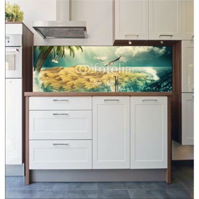 WEBLUX Fototapeta do kuchyně fólie Beauty Ocean - 53121953 Krása oceán krása přírodní pozadí pro váš design rozměry 180 x 60 cm – Zboží Mobilmania