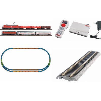 Piko H0 DCC start set el. lokomotiva BR 185 DB a nákladní vozy a BR 218 a osobní vozy/ 59014 – Sleviste.cz