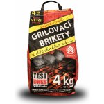 Servis Les Premium Quality Grilovací brikety z dřevěného uhlí 4 kg – Hledejceny.cz