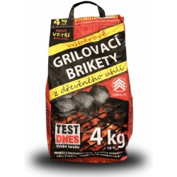 Servis Les Premium Quality Grilovací brikety z dřevěného uhlí 4 kg