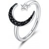 Prsteny Royal Fashion nastavitelný prsten Měsíc a hvězda BSR137