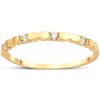 Prsteny Lillian Vassago Zlatý prsten se zirkony LLV95 GR041