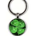 Přívěsek na klíče čtyřlístek zelená 27 – Hledejceny.cz