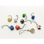 Detoa přívěsek na klíče kostka barevná – Zboží Dáma