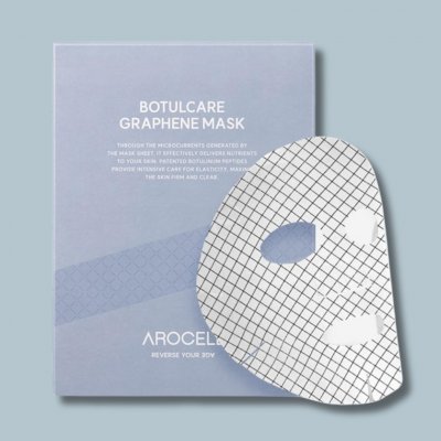 AROCELL BOTULCARE GRAPHENE MASK Liftingová a vyhlazující grafenová pleťová maska s botox-like efektem 25 ml – Zboží Dáma