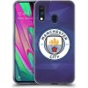 Pouzdro a kryt na mobilní telefon Samsung Pouzdro Head Case Samsung Galaxy A40 Manchester City FC Modré nové logo