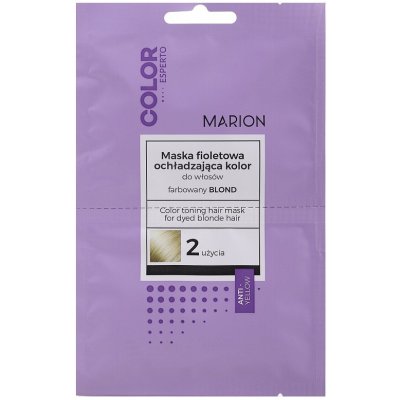 Marion Color Esperto fialová maska na ochladenie farby pre blond vlasy 2 x 20 ml – Zboží Mobilmania