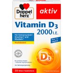 Doppelherz Vitamín D3 vysoká dávka 2000 I.E., 50 tablet 18.3 g – Hledejceny.cz