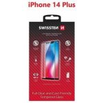 SKLO SWISSTEN FULL GLUE, COLOR FRAME, CASE FRIENDLY APPLE IPHONE 14 PLUS ČERNÉ – Zboží Živě