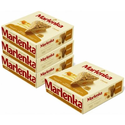 Marlenka medový dort s vlašskými ořechy 4 x 0,8 kg – Zboží Dáma