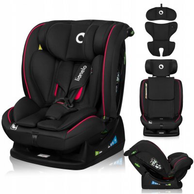 Lionelo Aart i-Size 2024 Black Carbon Red – Zboží Dáma