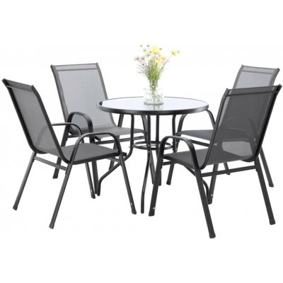 Garden Line Sada zahradního nábytku JAIME I šedá – Zboží Mobilmania