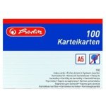Herlitz Herlitz 01150507 náhradní karty do kartotéky 100 ks A5 30133 – Zboží Dáma