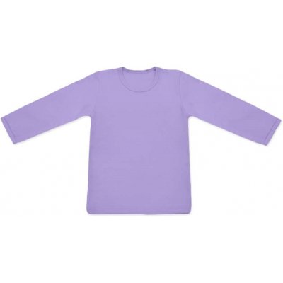 JOŽÁNEK Tričko pro miminko dlouhý rukáv fialové levandulové – Zboží Mobilmania