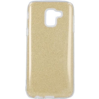 Pouzdro Forcell Samsung J6 glitter zlaté – Zboží Živě