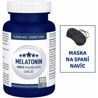 Clinical Melatonin Forte Original 100 tablet – Zboží Mobilmania