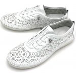 Klop dámské kožené polobotky 014 624 bílé Bílá – Zboží Dáma