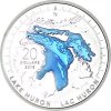 Royal Canadian Mint KanadaStříbro $ 20 Velká jezera Huronské jezero 1 oz