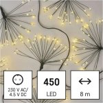 Emos D3AW11 LED nano řetěz svítící trsy teplá bílá 8m – Hledejceny.cz